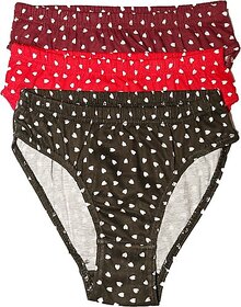 SUPERMOOD Panty For Girls (Multicolor, Pack of 3)