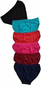 SUPERMOOD Panty For Girls (Multicolor, Pack of 6)