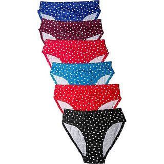 SUPERMOOD Panty For Girls (Multicolor, Pack of 6)