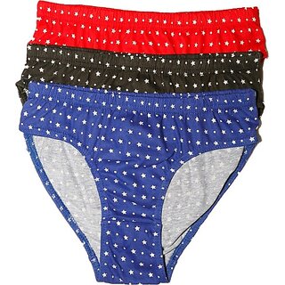 SUPERMOOD Panty For Girls (Multicolor, Pack of 3)