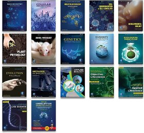 CSIR NET Life Science Full Theory Combo Set (17 Books) - Best Life Science Books of Concept Check  Practice Questions
