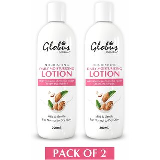 Globus Remedies Daily Moisturising Body Lotion (200ml), Set of 2