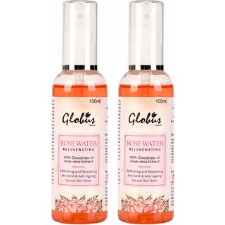 (Set of 2) Globus Naturals Rose Toner, 100 ml