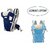 Aurapuro Blue  &  Skyblue Carry Bag Combo Offer Baby Carrier  (Navy Blue, Sky Blue, Front Carry Facing In)