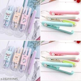 Women Beauty Mini Professional Hair Straighteners Flat Iron (2 Pcs)