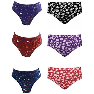 Supermood Pack Of 6 Women Bikini Multicolor Panty