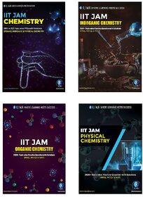 IIT JAM PYQ, Organic, Inorganic and Physical Chemistry Books (4 Books)