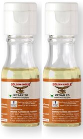 Golden Eagle Kesar Essence Flavors Making Cakes, Cookies Liquid Food Essence Pack Of 2 (40 ml)