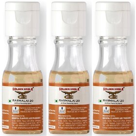 Golden Eagle Rasmalai Essence Flavors, Liquid Food Essence 20ml Each Pack Of 3 (60 ml)