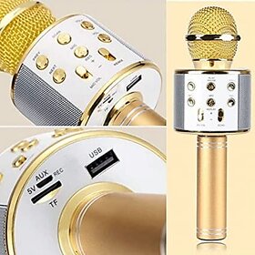WS 858 wireless microphone professional condenser karaoke mic bluetooth stand radio mikrofon studio recording studio