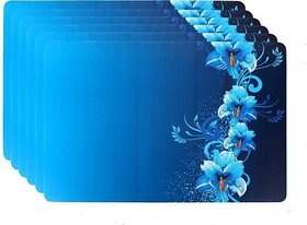 Revexo Rectangular Pack Of 6 Table Placemat (Multicolor, Pvc)