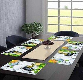 M/S Revaxo Rectangular Pack Of 6 Table Placemat (Multicolor, Pvc)