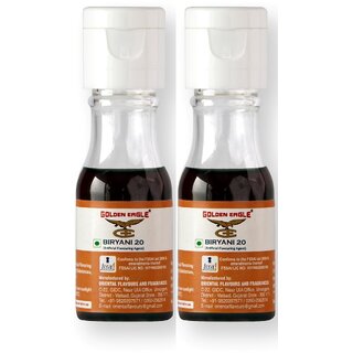 Golden Eagle Biryani Food Essence Flavors Food Essence 20ml Each Pack Of 2(40 ml)