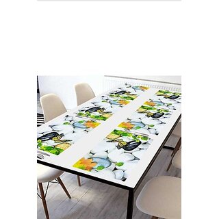 M/S Revaxo Rectangular Pack Of 6 Table Placemat (Multicolor, Pvc)