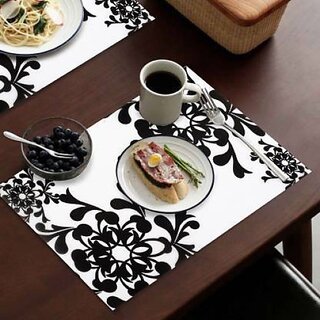 Revexo Rectangular Pack Of 6 Table Placemat (Multicolor, Pvc)