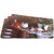 Manvi Rectangular Pack Of 6 Table Placemat (Red, Pvc)