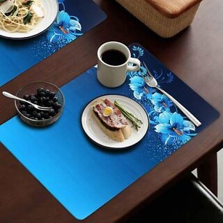 Revexo Rectangular Pack Of 6 Table Placemat (Multicolor, Pvc)