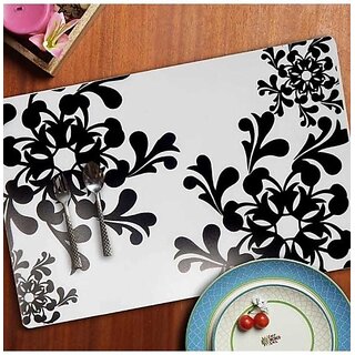 M/S Revaxo Rectangular Pack Of 6 Table Placemat (Multicolor, Pvc)