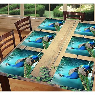 Revexo Rectangular Pack Of 6 Table Placemat (Multicolor, Pvc)