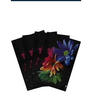 M/S Revaxo Rectangular Pack Of 4 Table Placemat (Multicolor, Pvc)