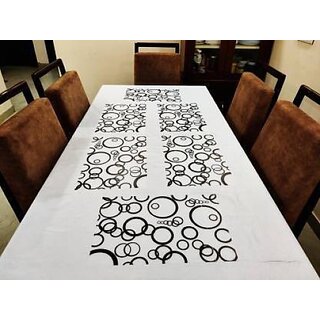 Revexo Rectangular Pack Of 6 Table Placemat (Multicolor, Pvc)