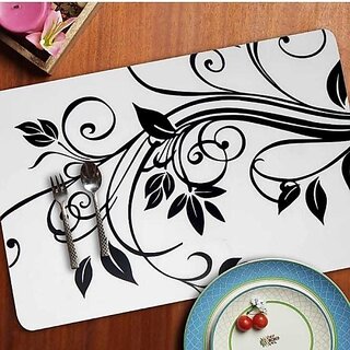 M/S Revaxo Rectangular Pack Of 6 Table Placemat (Multicolor, Pvc)