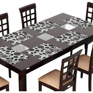 Revexo Rectangular Pack Of 6 Table Placemat (Multicolor, Pvc)