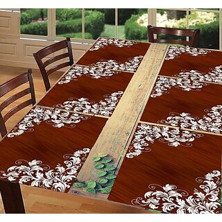 Revexo Rectangular Pack Of 6 Table Placemat (Multicolor, Pvc)