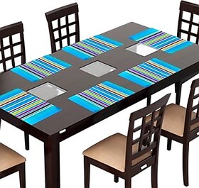 M/S Revaxo Rectangular Pack Of 6 Table Placemat (Multicolor, Pvc)