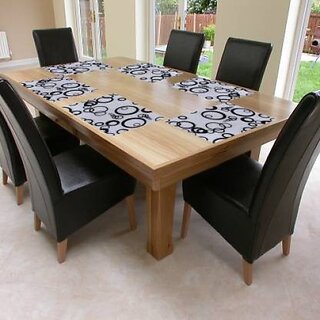 Revexo Rectangular Pack Of 6 Table Placemat (Multicolor, Pvc)