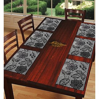 Revexo Rectangular Pack Of 6 Table Placemat (Multicolor, Pvc)