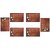 Revexo Rectangular Pack Of 6 Table Placemat (Multicolor, Pvc)