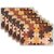 M/Srevaxo Rectangular Pack Of 6 Table Placemat (Multicolor, Pvc)