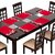 M/S Revaxo Rectangular Pack Of 6 Table Placemat (Multicolor, Pvc)