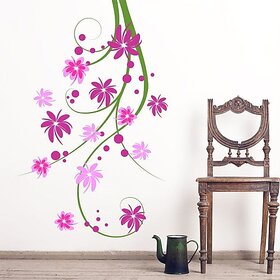 Homeberry Kids under tree and Free Bird case Brown Large Self Adhesive Sticker (Pack of 2)