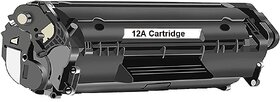 Q2612A Toner Cartridge, Black.