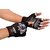 SKYFIT Comfortable Leather Padded Gym Sports Workout Gloves For Men and Women Gym & Fitness Gloves  (Black)