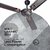 Hi-Choice Ceiling Fans Indoor and Outdoor Modern Motor Energy Saving Ceiling Fan With 3 Blade 1200MM High Speed Motor For Living Room/Bedroom/Office/Summer House (4804)