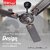 Hi-Choice Ceiling Fans Indoor and Outdoor Modern Motor Energy Saving Ceiling Fan With 3 Blade 1200MM High Speed Motor For Living Room/Bedroom/Office/Summer House (4804)