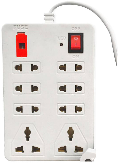 Buy Homeberry Surge Protector Multi Plug Multi Socket 8 Socket 6AMP at ...