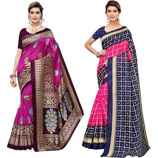 SVB Sarees Art Silk Saree Combo Of 2 Saree
