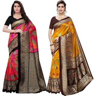 SVB Sarees Art Silk Saree Combo Of 2 Saree