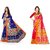 SVB Sarees Multicolour Khadi Silk Saree With Blouse Piece Combo Of 2 Sarees