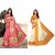 SVB Sarees Multicolour Khadi Silk Saree With Blouse Piece Combo Of 2 Sarees