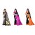 SVB Sarees Multicolour Printed Saree Pack Of 3