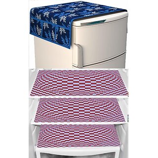 REVEXO Refrigerator Cover (Width: 20 cm, Multicolor)