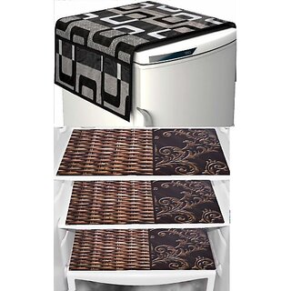 REVEXO Refrigerator Cover (Width: 20 cm, Multicolor)