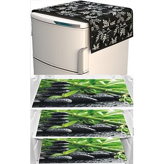 REVEXO Refrigerator Cover (Width: 20 cm, Multicolor)