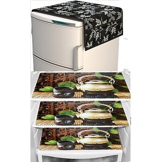 REVEXO Refrigerator Cover (Width: 20 cm, Multicolor)