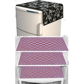 REVEXO Refrigerator Cover (Width: 20 cm, Multicolor)